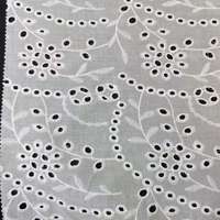 Tissu en voile 100 % coton tissé, brodé ajouré, léger, respirant, de luxe, 80 g/m², vente en gros, OEM ODM personnalisé