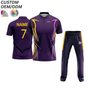 Ropa de Entrenamiento de Cricket, Uniforme Deportivo Personalizado para Equipos, Jersey Impreso, Transpirable, de Secado Rápido, Soporte OEM ODM para Venta al Por Mayor - Product Image 6