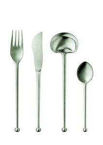 Elegante Juego de Tenedores de Cóctel de Metal Dorado con Acabado Mate, Aptos para Lavavajillas, Cubiertos para Fiestas - Product Image 3