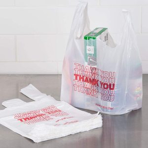 Vietnam HotSelling douane en plastique sacs de vêtements merci t-shirt sacs pour restaurant emballage alimentaire sacs en plastique - Product Image 6
