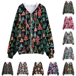 Sweat-shirts à capuche pour femmes de qualité supérieure, coupe courte, en molleton d'été, avec logo sur le devant, 100% coton, doublure en coton, manches longues, séchage rapide - Product Image 4