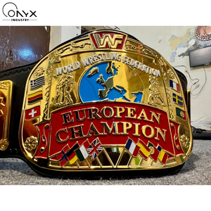 Cinturón de Campeonato Deportivo, Nuevo, Moderno, de Alta Calidad, Ligero, Resistente, Ajustable, con Placa de Cuero y Metal - Product Image 2