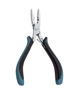 Latest Hair Extensions Pliers Stainless Steel For Hair Extension Tool Blue <b>Black</b> Handles Hair Styling Salon Use - Product Image 1