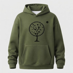 Sweat à capuche épais pour homme moderne, chaud et confortable, idéal pour les tenues décontractées, les voyages et la saison hivernale - Product Image 5