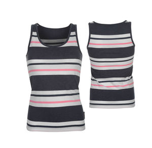 Camiseta Corta de Verano para Mujer, Estilo Casual, Tejida, Transpirable, de Manga Corta y Elástica - Product Image 1