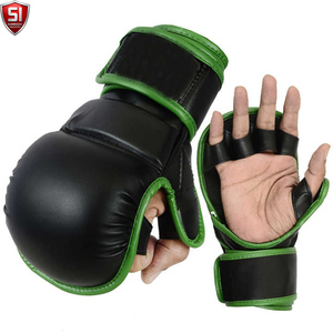 Gants de sparring MMA haut de gamme, gants d'entraînement à doigts ouverts, gants de protection rembourrés pour les arts martiaux MMA, la boxe - Product Image 4