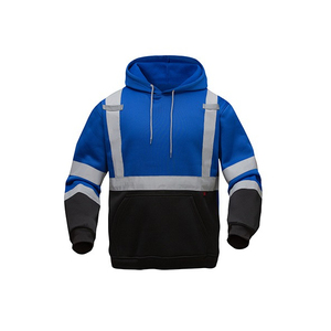 Sudadera con Capucha de Seguridad Reflectante Impermeable de Nailon/Algodón Personalizada para Invierno, Chaqueta de Manga Larga para Hombre - Product Image 5