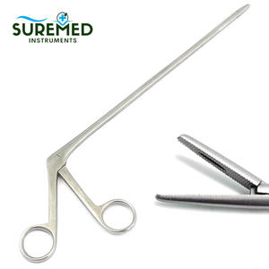 Pinzas de Cocodrilo de Acero Inoxidable de 10 Pulgadas, Pinzas de Cocodrilo para Oído, Instrumento Quirúrgico de Precisión para Otorrinolaringología - Product Image 1