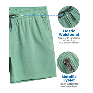 Shorts de sport décontractés pour hommes, style original de haute qualité, respirants, coupe ample, élasticité moyenne. - Product Image 6