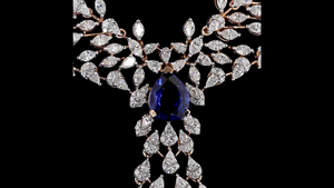 Ensemble de collier en argent S925 avec diamant de laboratoire de créateur, taille brillant rond |   Bijoux de mariage et de fête de luxe certifiés IGI - Product Image 6