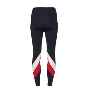 Leggings sur mesure respirants à imprimé numérique, taille haute, longueur genou, extensibles dans les quatre sens, en polyester/spandex, vente en gros - Product Image 6