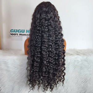 Peluca de Cabello Rizado Birmano al por Mayor, Pelucas sin Pegamento de Cabello Humano, Peluca Frontal de Encaje HD Pre-Arrancada, Cabello Virgen, Proveedor Mayorista - Product Image 4