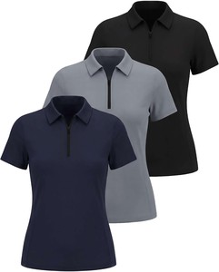 Camiseta de Alta Calidad ODM para Mujer, Transpirable, de Algodón Suave con Spandex, Bordado Personalizado, Informal, Fábrica de Bangladesh - Product Image 1