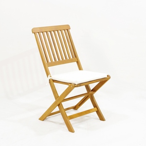 Conjunto de Mesa y Sillas de Jardín de 3 Piezas, Moderno, de Madera de Acacia con Estructura Metálica, Plegable, de Vietnam - Product Image 5
