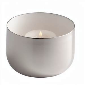 Bocaux à bougies décoratifs ronds faits à la main, très demandés, avec finition brillante, taille personnalisée, pour la fabrication de bougies - Product Image 1