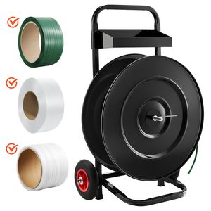 Carrello per Reggiatura Industriale per Nastri in PET/PP/Poliestere, Dispenser per Reggiatura da 8-16 Core, Dotato di Modello per Nastro in PP - Product Image 1