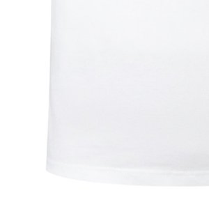 เสื้อยืดผู้ชายแบบทางการ สีน้ำเงินล้วน แขนสั้น คอกลม ผ้าฝ้าย 100% ทรงหลวม พิมพ์ลายสกรีน ผ้าเนื้อดี ป้องกันการเป็นขุย - Product Image 3
