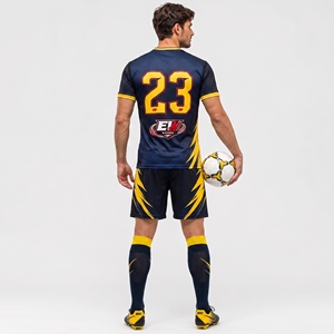 <b>Athletic</b> soccer uniform providing breathable comfort premium construction and superior mobility for competitive play - Product Image 5