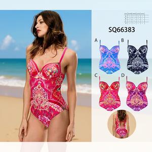 HDJ Plus Size One Piece Swimsuit Tummy Control Conservative Beachwear Sexy Monokini Bathing Suit sq66383 - Product Image 3