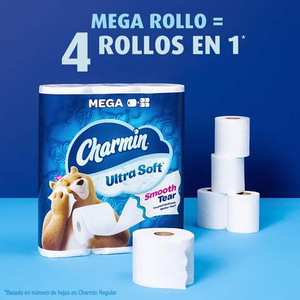 CharminUltra Soft Toilet Paper 12 Mega Rolls, 224 <b>Sheets</b> Per Roll - Product Image 3