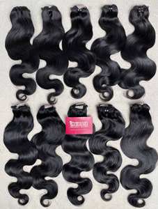 Extensiones de Cabello Humano Ondulado, 100% Cabello Vietnamita Virgen sin Procesar, Cutícula Alineada, Extensiones de Cabello Ondulado, Precio al por Mayor - Product Image 3