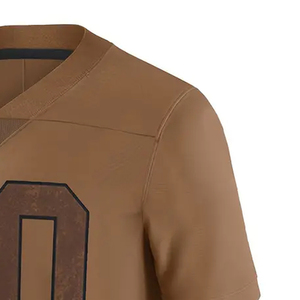 Wholesale OEM Plus Size American Football Jersey Custom Team Logo Short Sleeve Custom Printed Team Name Number 100% <b>Polyester</b> - Product Image 3