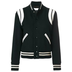 Blouson universitaire de baseball pour femme, style streetwear, avec logo frontal, hiver, universitaire, personnalisé, 100 % coton, écologique, coupe-vent - Product Image 2