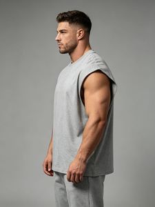 Camiseta Deportiva Ligera para Hombre, de Secado Rápido, sin Mangas, para Gimnasio, Running, Fitness, Culturismo y Entrenamiento - Product Image 2