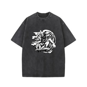 T-shirt graphique pour homme en coton de haute qualité, col rond, décontracté, avec un design imprimé moderne pour un confort quotidien - Product Image 1