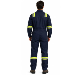 Combinaison de travail matelassée en coton imperméable, uniforme de sécurité, poches personnalisées, logo personnalisé, détection des aiguilles, haute qualité, personnalisable - Product Image 3