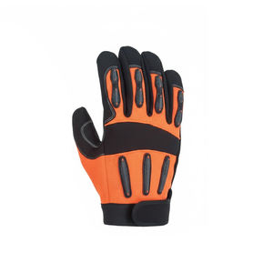 ถุงมือช่างหนังแพะเกรดพรีเมียมคุณภาพสูง เสริมความแข็งแรง สีดำ สำหรับงานช่าง ความปลอดภัยในการทำงาน และการเดินเรือ ขายส่งยอดนิยม - Product Image 2