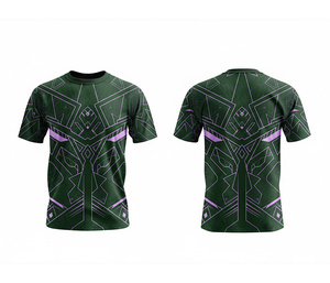 Usine de t-shirts en sublimation OEM ODM, prix de gros, fournisseur de vêtements de fitness |   Tailles pour hommes, femmes et jeunes |   Léger et à séchage rapide - Product Image 1