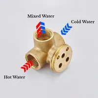 Robinet de douche encastré en acier inoxydable, mitigeur moderne chaud/froid, système de douche complet, logo personnalisé pour la vente en gros et les projets