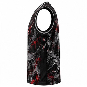 <b>Men's</b> <b>Black</b> Letter Print Polyester Quick Dry <b>Tank</b> <b>Top</b> Breathable Sleeveless Gym Vest Street Style Crew Neck - Product Image 4