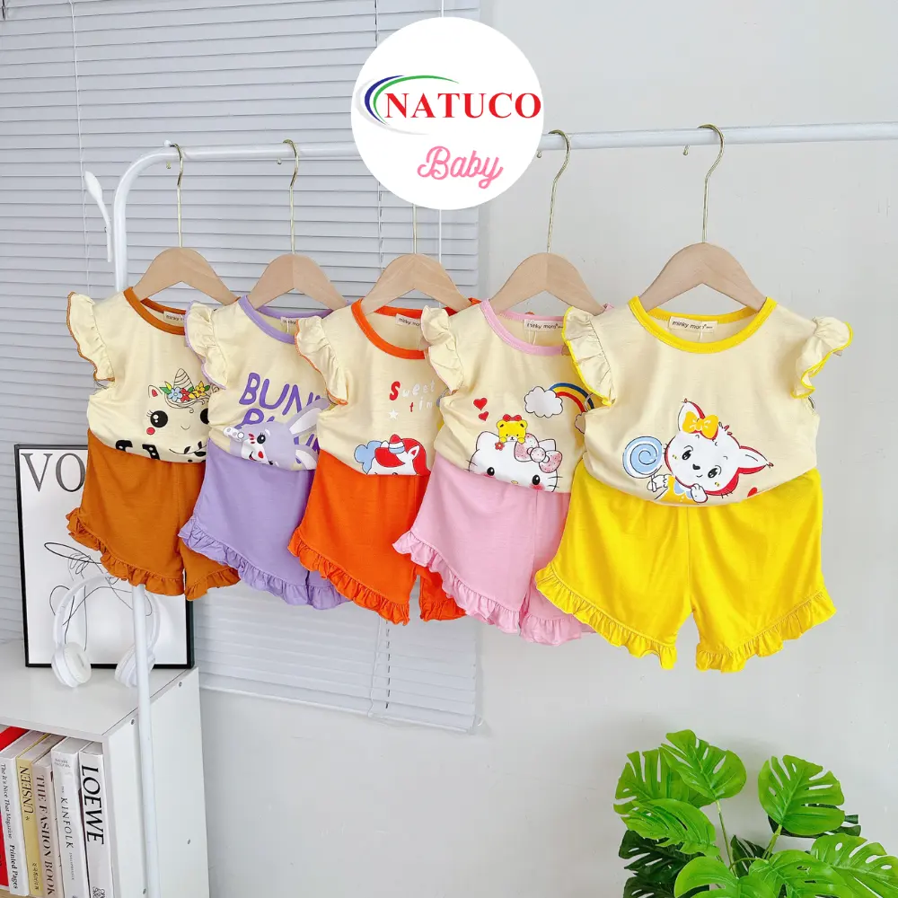 Summer Baby Clothing Sets Short Sleeve Suit T-shirt + Shorts made of cool cotton fabric girl baby clothes sets from 8-27Kg.