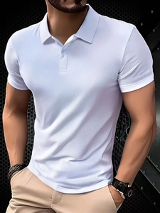 Maillot de sport uni 2026 pour homme, ultra-léger, séchage rapide, respirant, anti-transpiration, polyester/coton, idéal pour le fitness - Product Image 5
