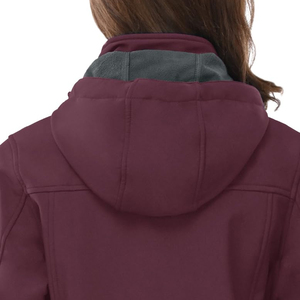 Vestes d'extérieur pour femmes, coupe-vent, imperméables, de haute qualité, avec logo personnalisé, fermeture éclair, légères, à capuche, softshell, 3 couches - Product Image 4