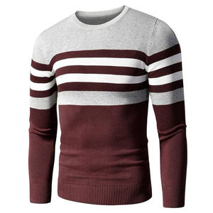 Pulls pour hommes, vêtements en tricot confortables pour l'hiver, pull en acrylique tendance pour hommes, fournisseur de tricots d'hiver décontractés pour hommes - Product Image 3