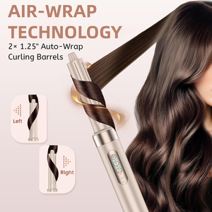 Styler capillaire 8 en 1 anti-frisottis à ions négatifs en céramique avec moteur haute vitesse de 110 000 tr/min pour des cheveux soyeux et lisses, idéal pour salons et hôtels - Product Image 4