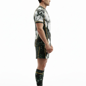 เสื้อรักบี้แบบซับลิเมชั่นเต็มตัวขายส่ง พิมพ์โลโก้สโมสร หมายเลข และชื่อได้ตามสั่ง ชุดยูนิฟอร์มรักบี้สำหรับการแข่งขัน ทนทาน ผู้จำหน่ายชุดยูนิฟอร์ม - Product Image 3