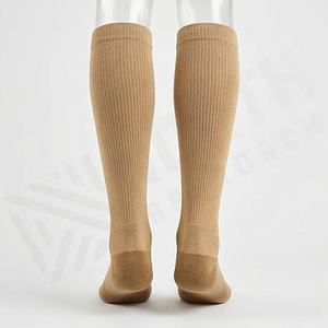Chaussettes de compression sportives en fibre de cuivre, longues, respirantes, performantes, durables, douces, pour la gym et l'entraînement, couleur personnalisable, adaptées aux paires, à porter en paire - Product Image 2
