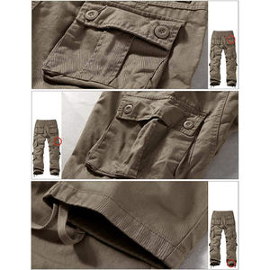 Pantalones cargo modernos, casuales, utilitarios, transpirables, para el día a día, con múltiples bolsillos, para hombre, al por mayor. - Product Image 5