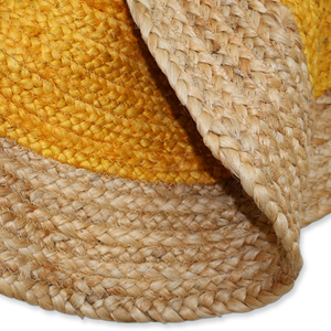 Handmade Custom Dimension Jute <b>Rug</b> 9x12 ft & 10x14 ft Braided <b>Natural</b> <b>Fiber</b> Carpet Bohemian Style Eco-Friendly Solid Color - Product Image 3