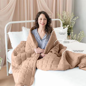 Manta Acolchada Suave, Ligera, Acogedora y Transpirable para Todo Tipo de Clima - Product Image 3