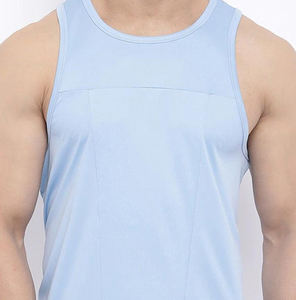 เสื้อกล้ามผู้ชายน้ำหนักเบา ทนทาน แห้งเร็ว ระบายอากาศได้ดี ผลิตจากผ้าสแปนเด็กซ์/คอตตอน/โพลีเอสเตอร์ ปรับแต่งสี/โลโก้ได้ มีจำหน่ายราคาส่ง - Product Image 6