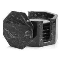 Nouvel ensemble de sous-verres en marbre onyx naturel, design moderne et antique de luxe, grande dalle, durable, écologique, pour la cuisine, qualité supérieure