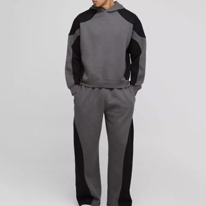 Custom Sportswear <b>Polo</b> Tracksuit Hoodie White String Long Sleeves Men Tracksuit / Jogging Suit/ Sweatsuit - Product Image 1