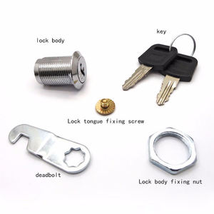 Office Drawer Hidden Cam Lock Cylinder <b>Locker</b> Door Lock Single Accessories Zinc Alloy Eco-Friendly Easy Installation Modern - Product Image 4
