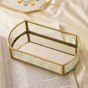 Bandejas de Servir Doradas de Estilo Marroquí con Diseño de Estrella y Luna Creciente, con Corte Láser, para Decoración de Mesa y Exhibición de Alimentos - Product Image 6