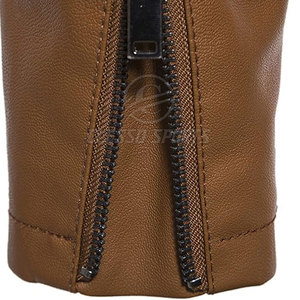 Chaqueta de Cuero para Hombre, Nueva Moda 2026, Servicio OEM, MOQ Bajo, Chaquetas de Invierno de Nuevo Diseño Más Vendidas a Precio Razonable - Product Image 5